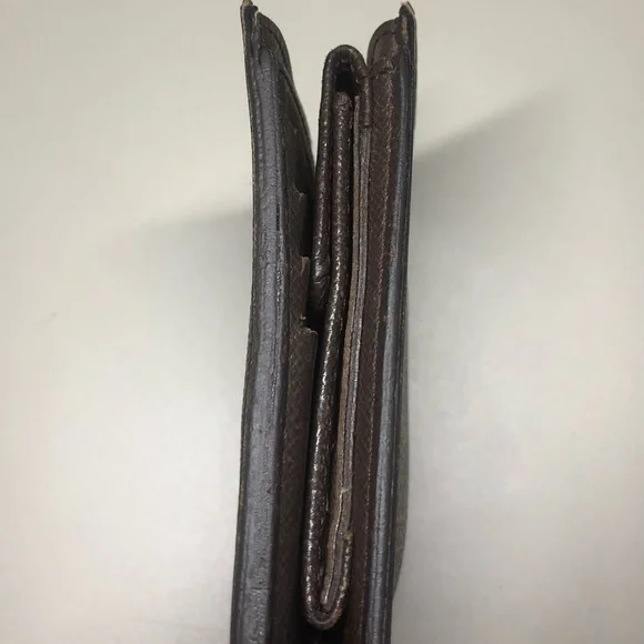 Louis Vuitton Damier Ebene Canvas Leather Marco Bifold Wallet - Picture 9 of 9